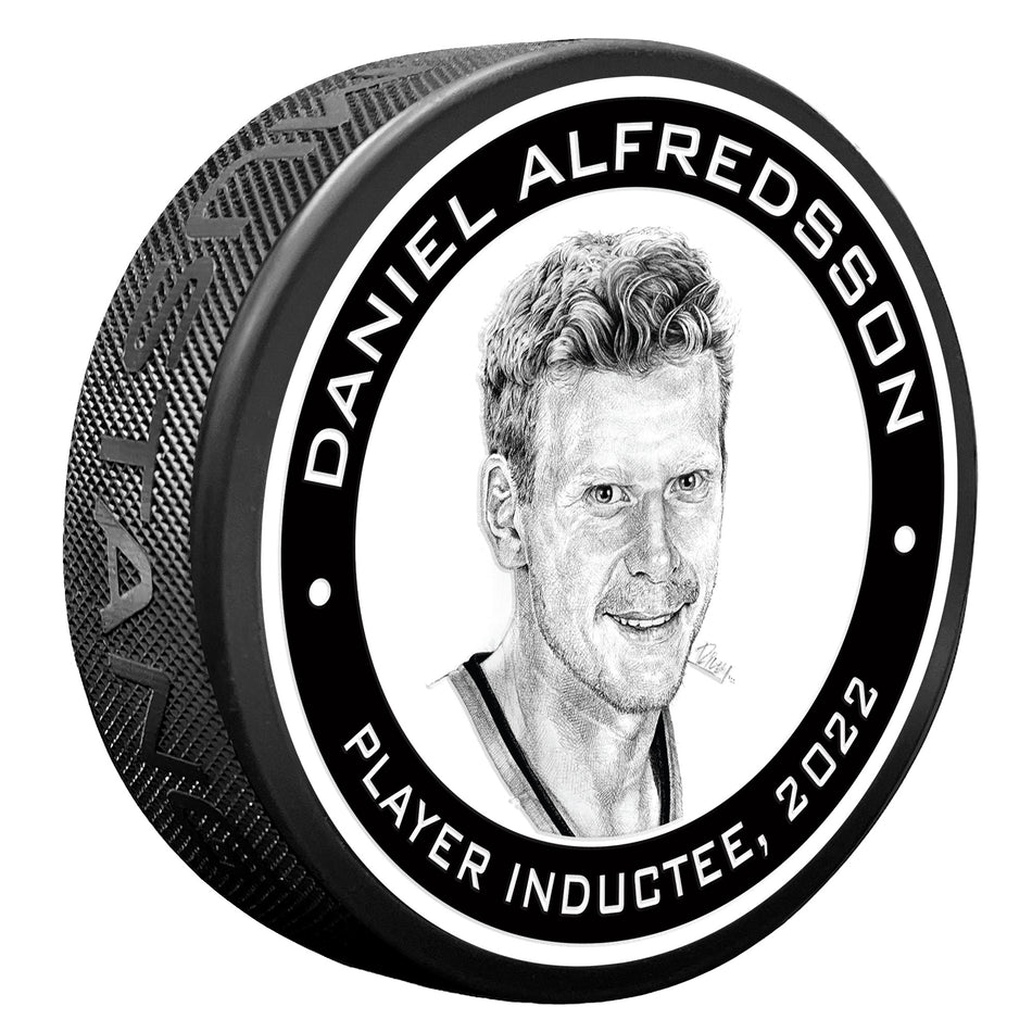 2022 Daniel Alfredsson Puck - NHL Legends