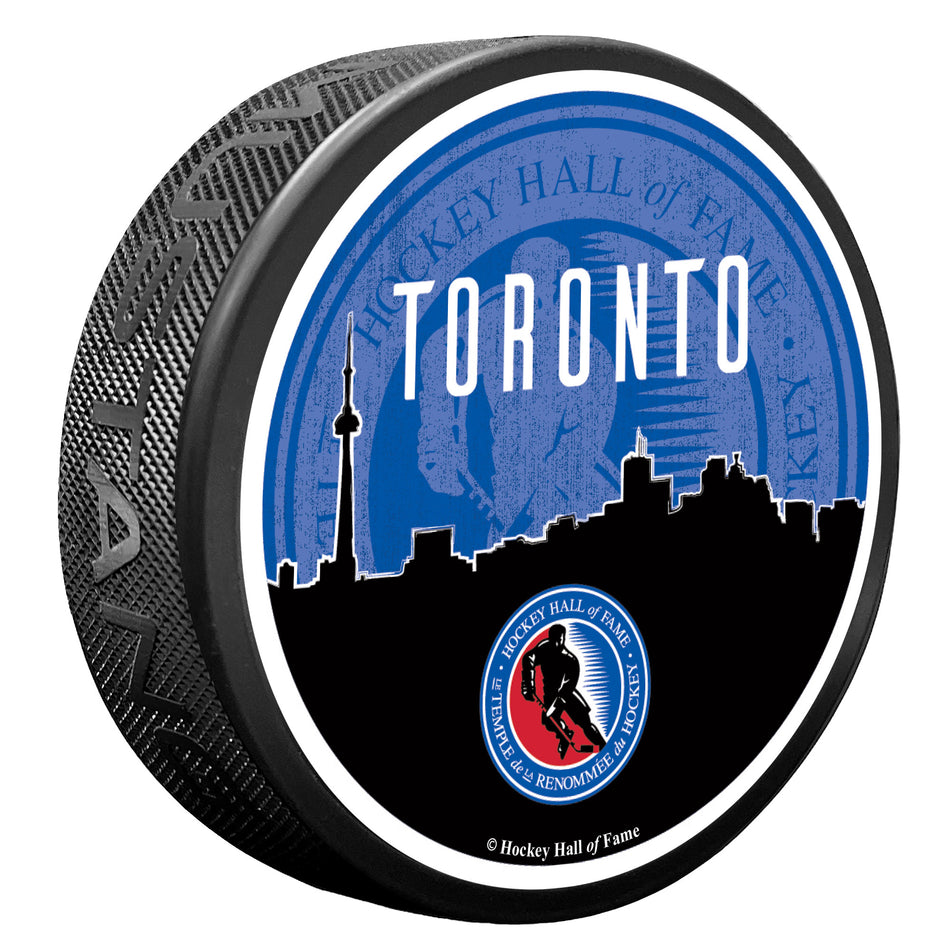 Hockey Hall of Fame Toronto Skyline Puck