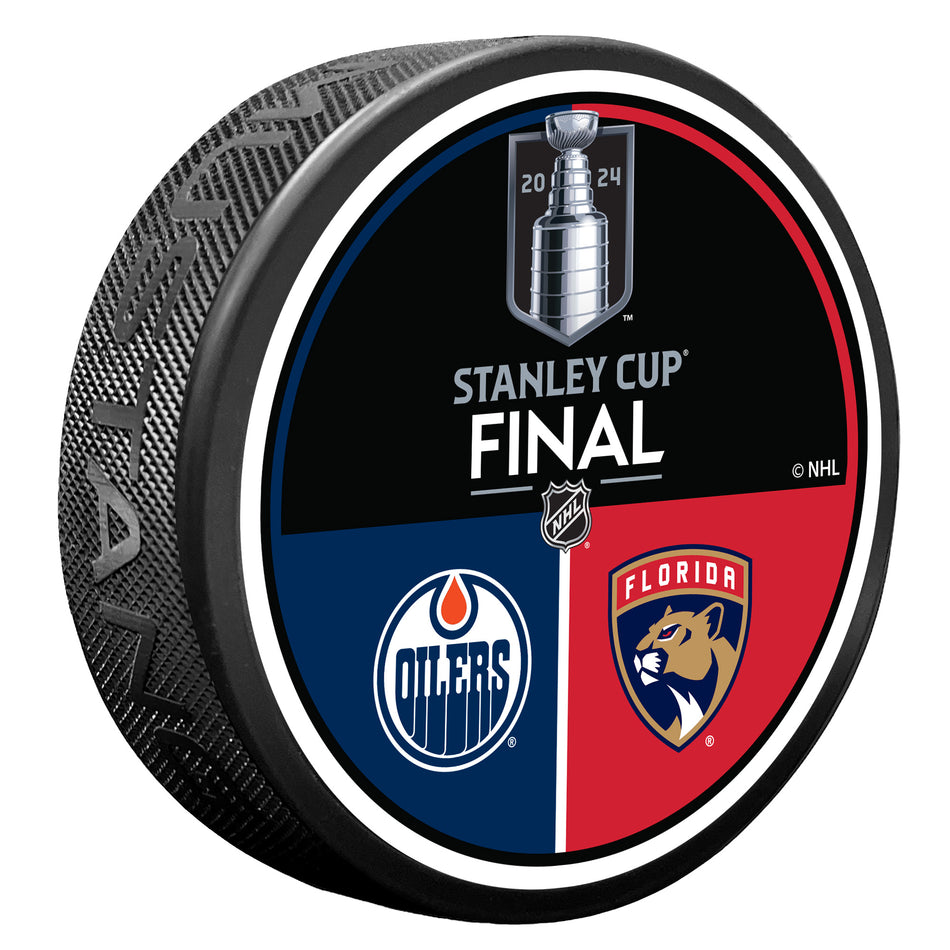 2024 NHL Stanley Cup Final Puck | Florida Panthers / Edmonton Oilers Match Up