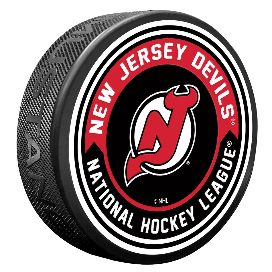 New Jersey Devils Puck - Arrow Design