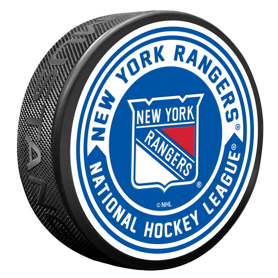 New York Rangers Puck - Arrow Design