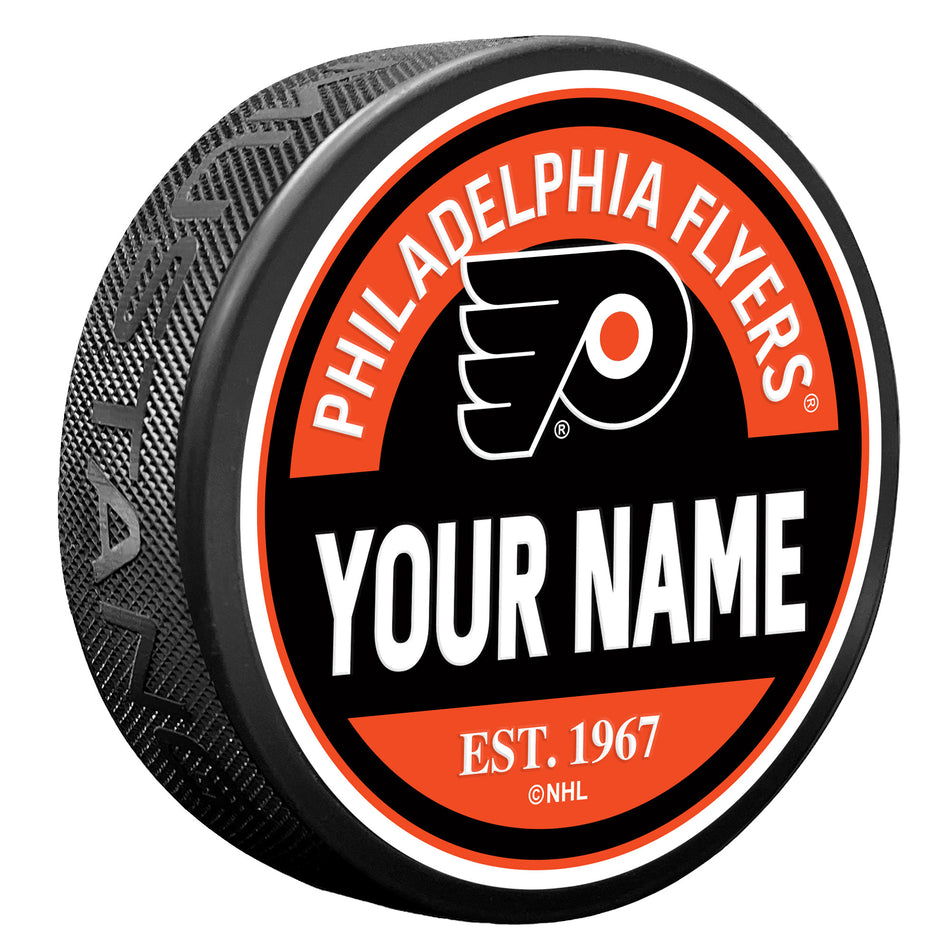 Philadelphia Flyers Puck - Personalized