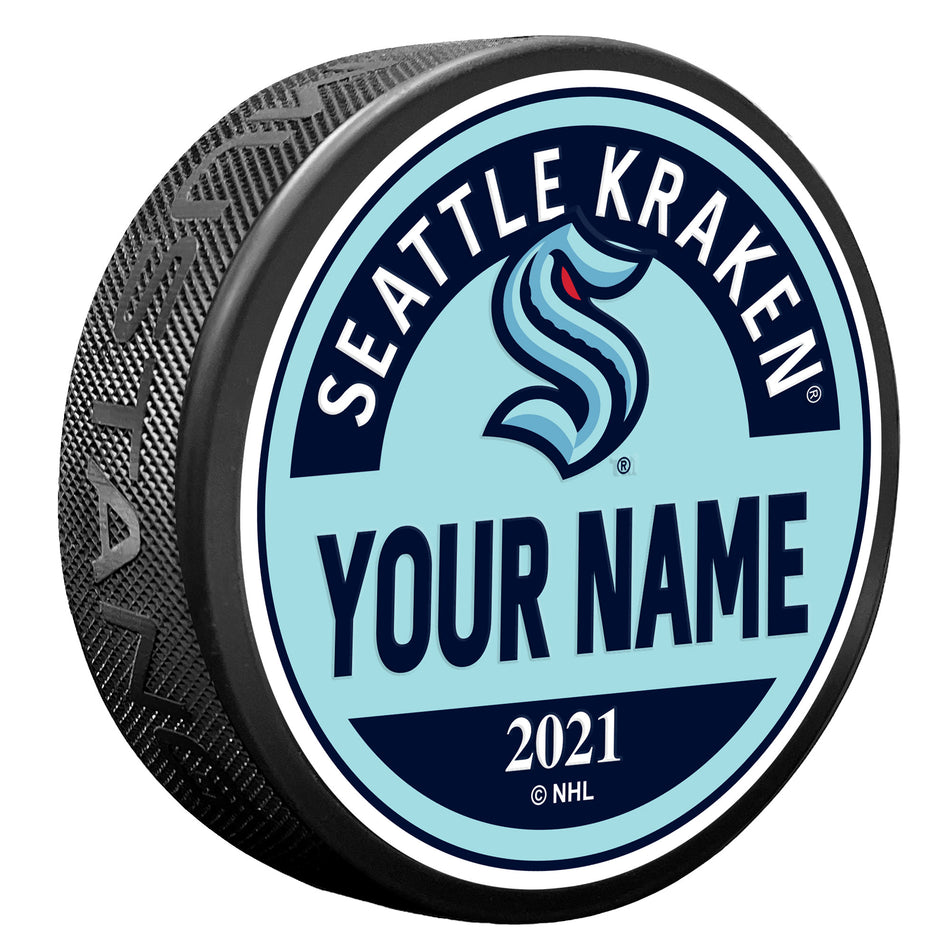 Seattle Kraken Puck - Personalized