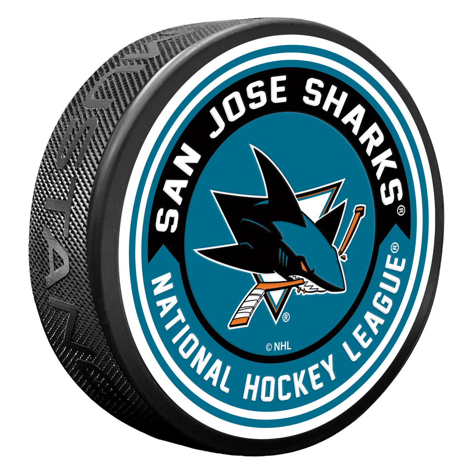 San Jose Sharks Puck - Arrow Design