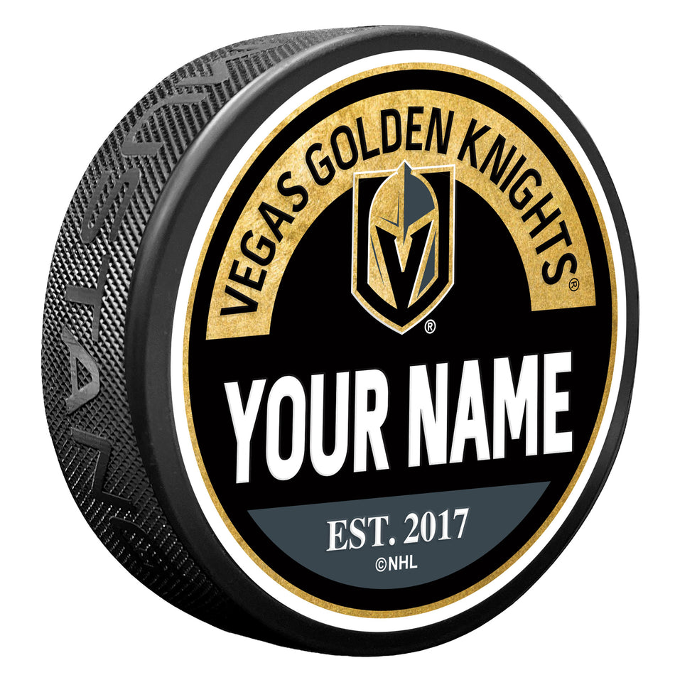Vegas Golden Knights Puck - Personalized