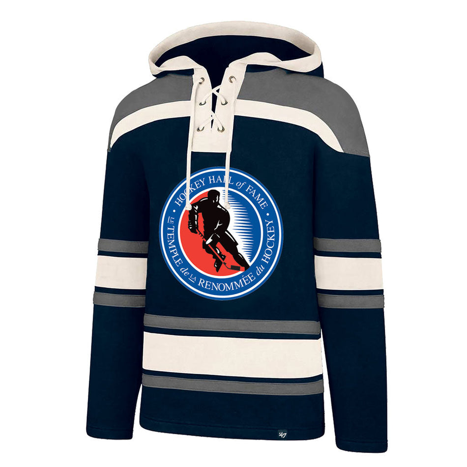 47 Brand Men's Heavy HHOF Lace Up Hoody - Hockey Hall of Fame