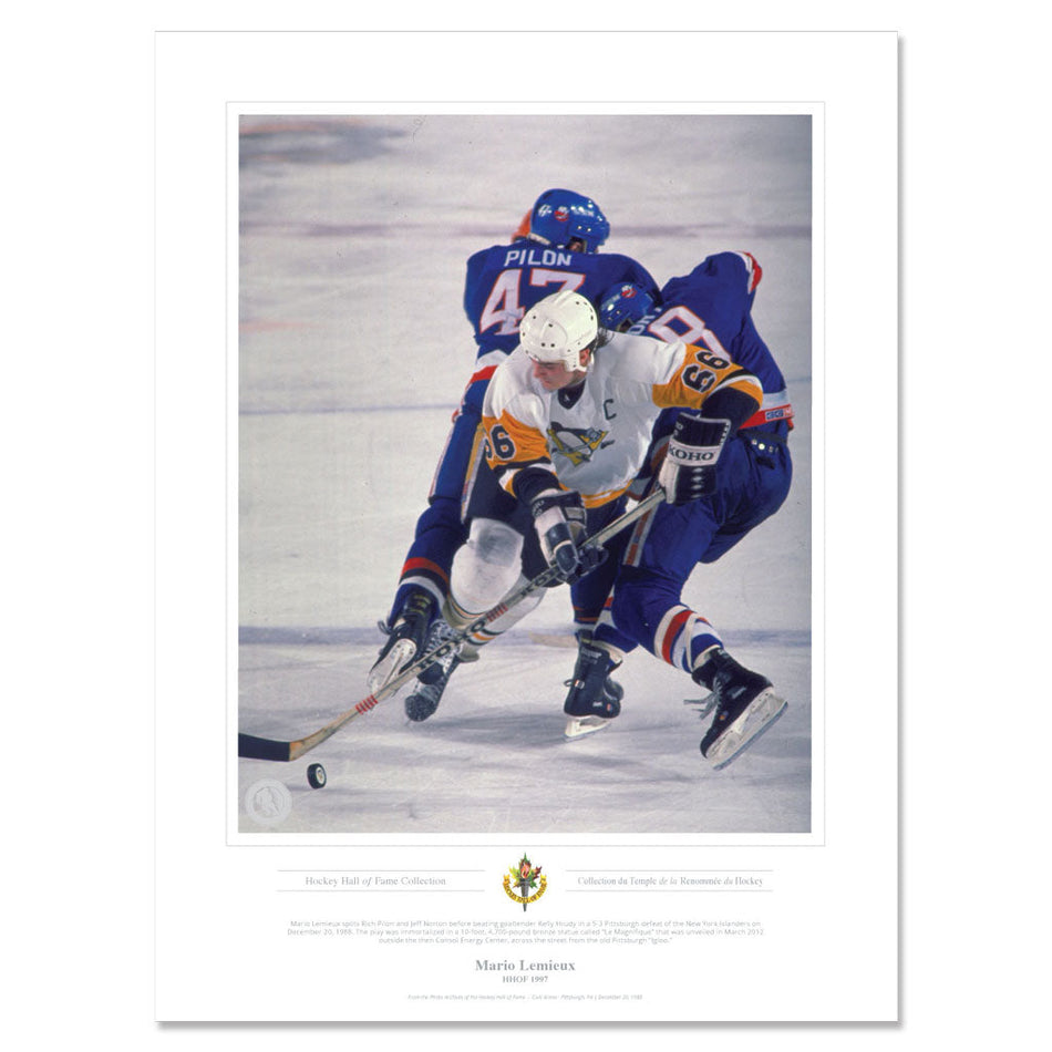 Legends of Hockey Pittsburgh Penguins Memorabilia - 1997 Mario Lemieux Classic - 12" x 16" Print