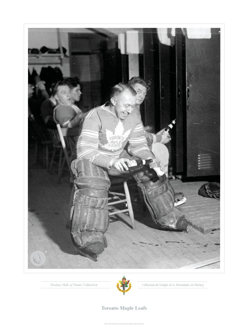 Legends of Hockey Toronto Maple Leafs Memorabilia -1934 George Hainsworth Classic - 12" x 16" Print
