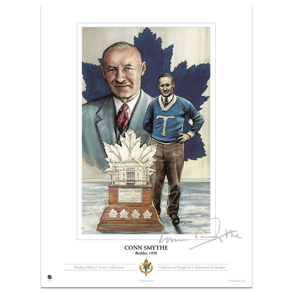 Hockey Memorabilia | Conn Smythe Collectors Card Print 12"x16"