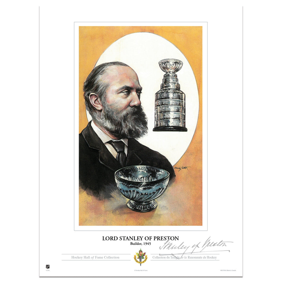 Lord Stanley of Preston Collectors Card Print - 12x16