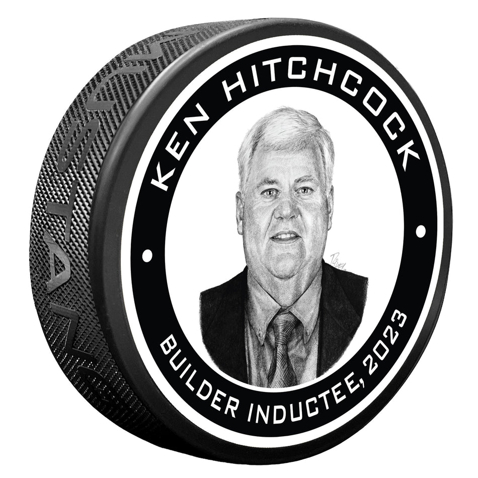 2023 Ken Hitchcock Puck - NHL Legend