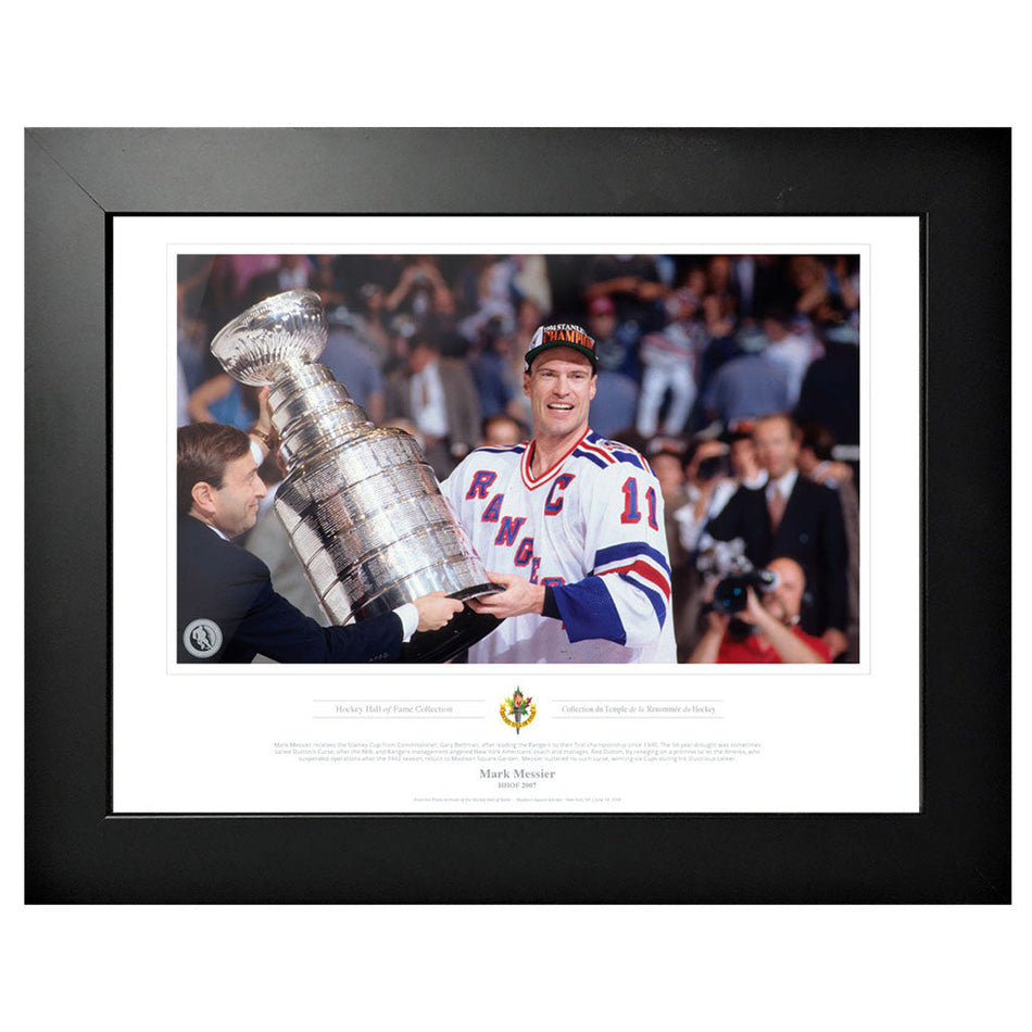 Legends of Hockey New York Rangers Memorabilia - 2007 Mark Messier Stanley Cup Classic - 12" x 16" Frame