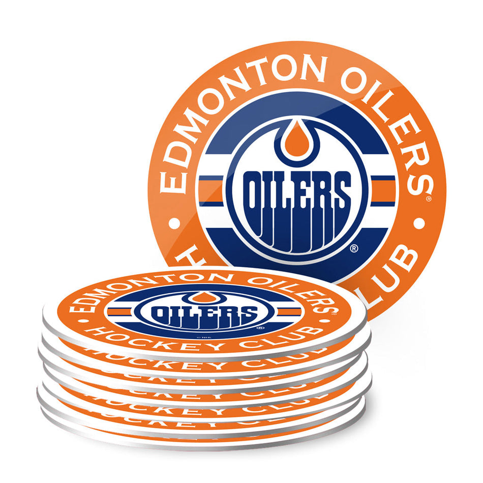 Edmonton Oilers Coasters - Eight Pack Set