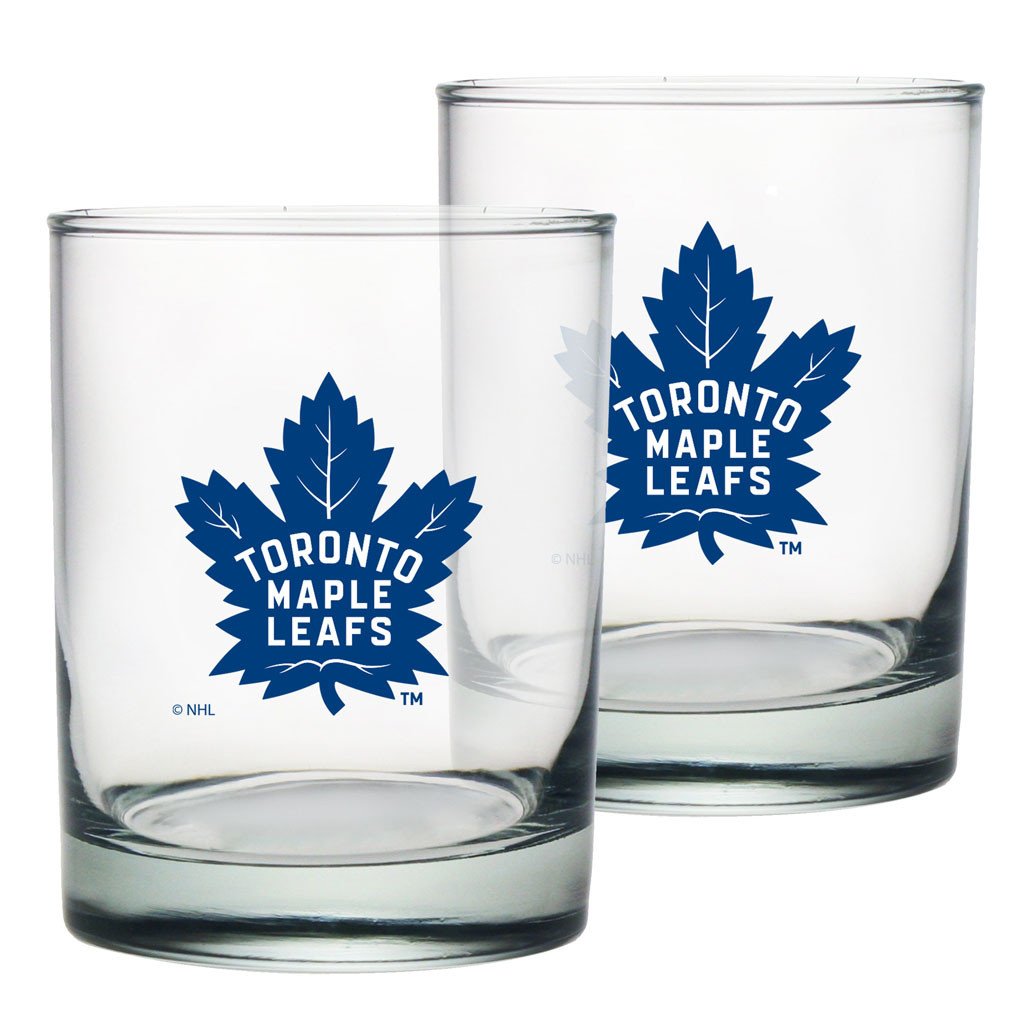Toronto Maple Leafs Rocks Glass Set - Sports Decor