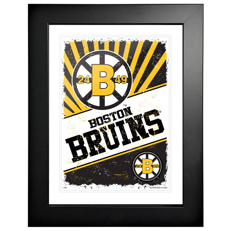 Boston Bruins 100th Anniversary Frame - 12" x 16" Classic
