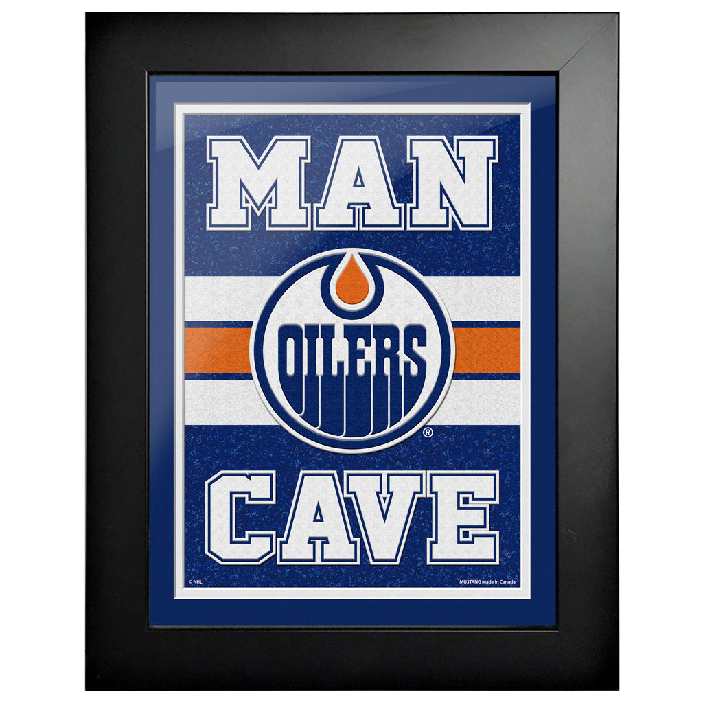 Edmonton Oilers Man Cave Framed Artwork - Hockey Hall of Fame