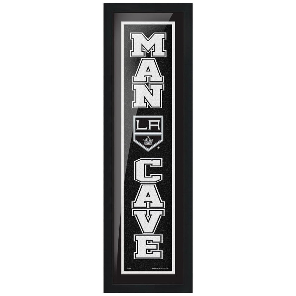 Los Angeles Kings 6x22 Man Cave Framed Sign