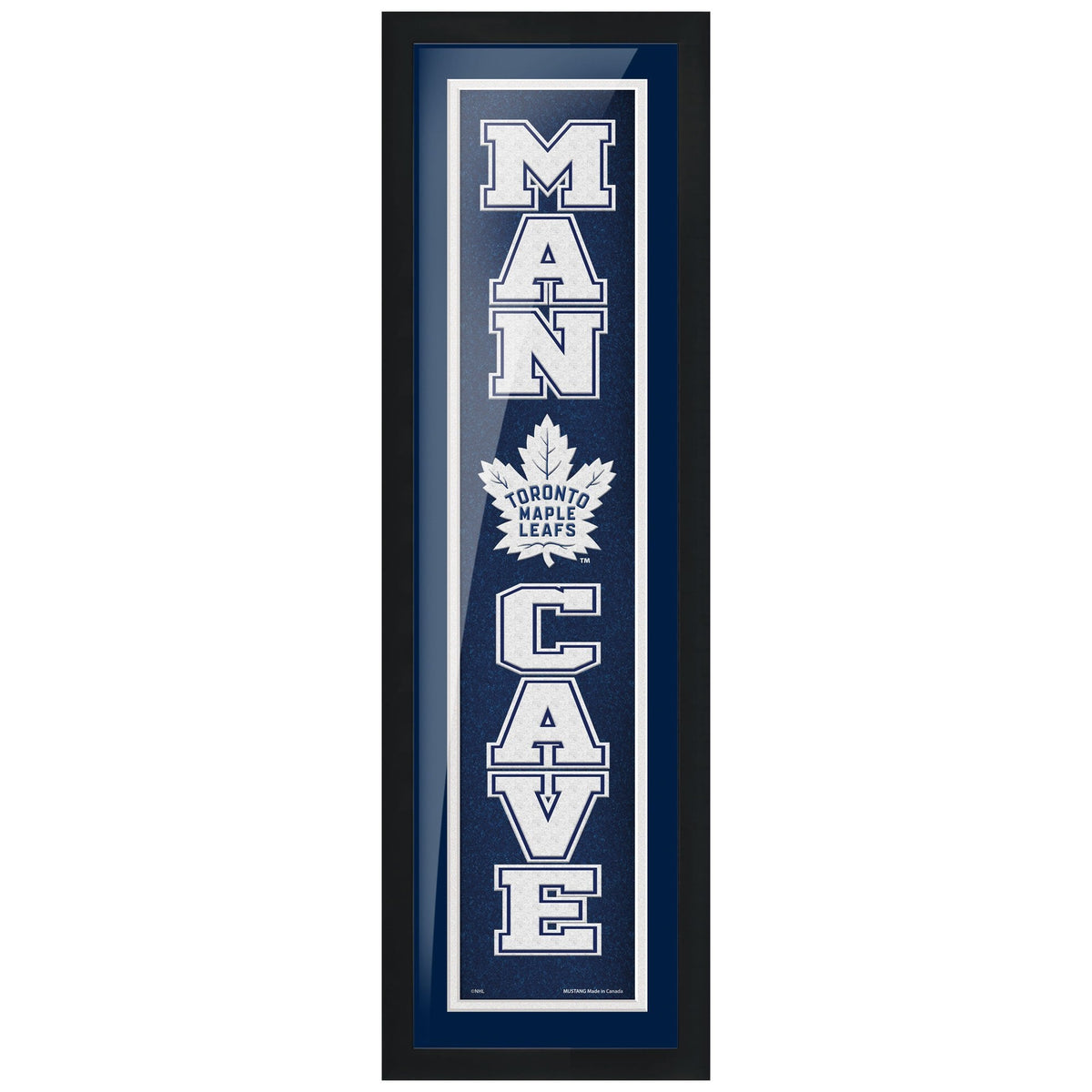 Toronto Maple Leafs 6x22 Team Man Cave Framed Artwork - Hockey Hall of Fame