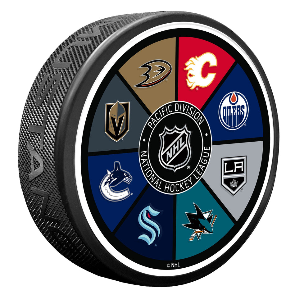 NHL Pacific Division Puck