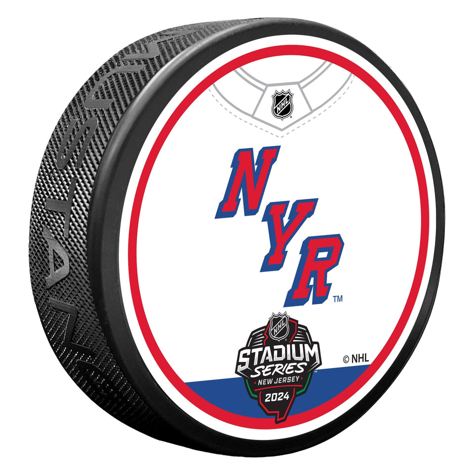 2024 NHL Stadium Series New York Rangers Puck