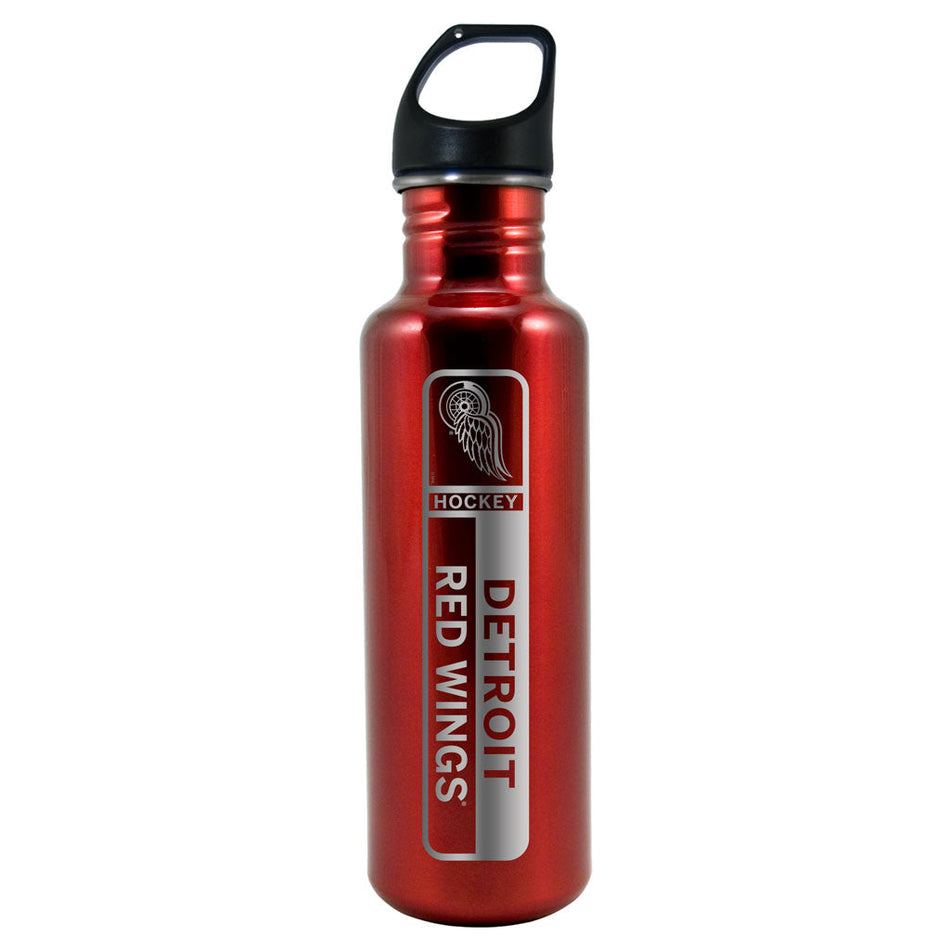Detroit Red Wings 26oz Stainless Steel Water Bottle Team Design 056