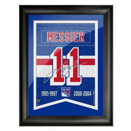 New York Rangers Mark Messier Frame - 12" x 16" Player Number with Replica Autograph - Hockey Hall of Fame